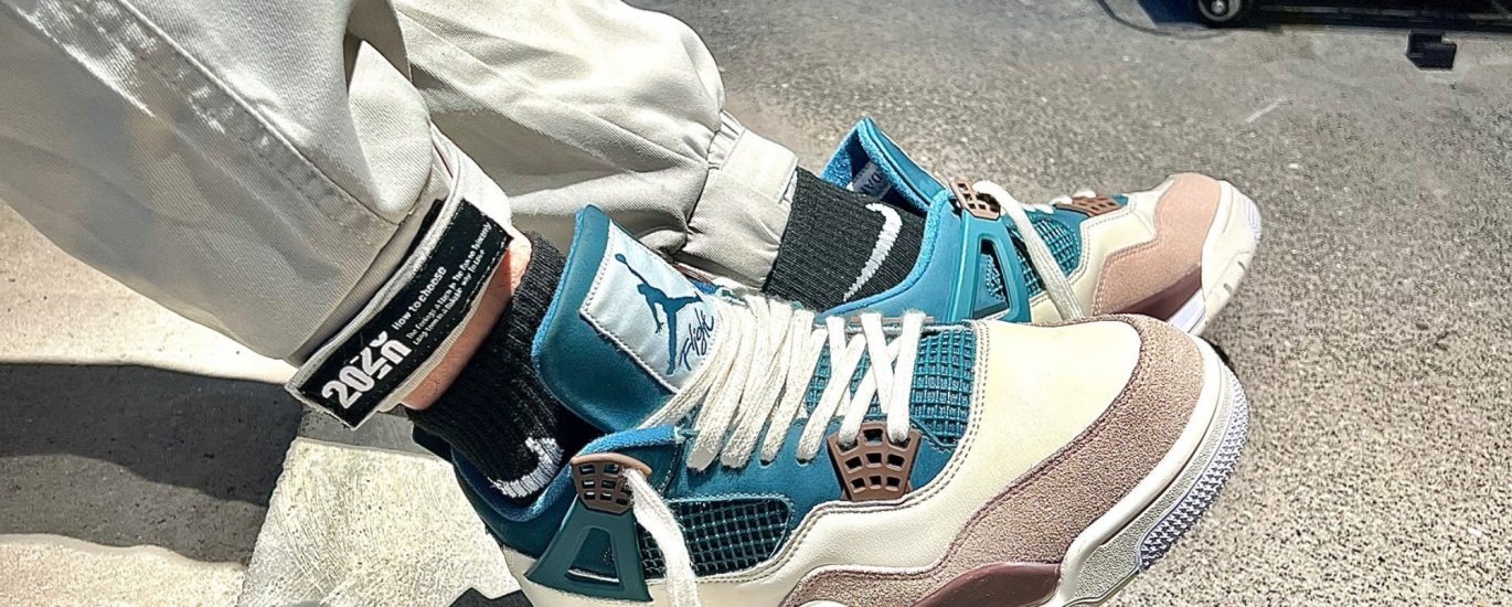 Nike Air Jordan 4 Reps "Snorlax Custom"